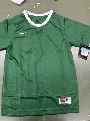 Nike Dri-Fit  Boys Green Football/Soccer Activewear Short Sleeve Shirt Med. NWT - Image 1 of 4