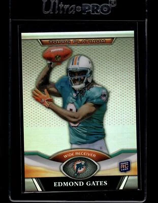 2011 Topps Platinum #62 Edmond Gates RC - Image 1 of 2