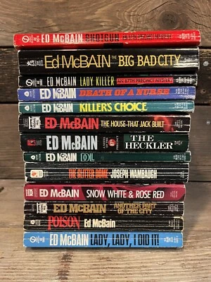 ED MCBAIN Lot of 13 Vintage Paperback Foto 1 de 4