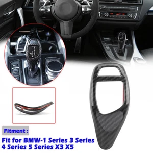 Cubierta de cambio de engranajes de fibra de carbono para BMW X3 X4 X5 X6 F20 F22 F30 F32 F10 F12, - Imagen 1 de 10