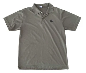 Vintage Adidas Equipment 90’s Light Khaki Golf Tennis Polo T Shirt Men’s Size L - Picture 1 of 5