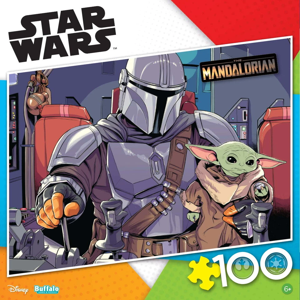Rompecabezas de 100 piezas Star Wars - The Mandalorian - The Child Foto 1 de 1