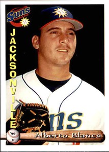 1999 Jacksonville Suns Grandstand #3 Alberto Blanco Venezuela VZ Baseball Card