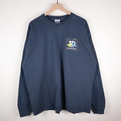 Sony 3D World Long Sleeve Shirt Black Adult 2XL 25x30 - Image 1 of 4