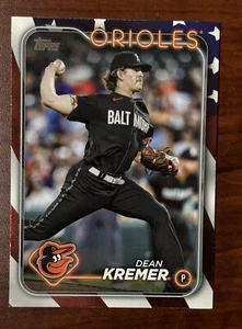 2024 Topps Series 1 Independence Day /76 Dean Kremer #336 - Picture 1 of 2