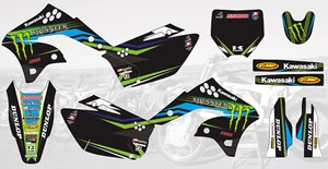 5434 MOTOCROSS GRAPHICS DECALS STICKERS FOR KAWASAKI KXF 250 KX250F 2006-2008 - Picture 1 of 1