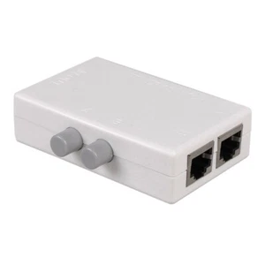 Ethernet Networks Switches RJ45 Networks Splitter Adapter Extender 2 in 1 Out - Afbeelding 1 van 8