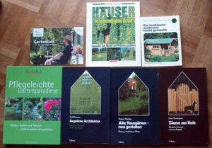 Konvolut von 7 Gartenbüchern: Hausbegrünung, Zäune, Gartenhäuser u.ä. - Bild 1 von 1