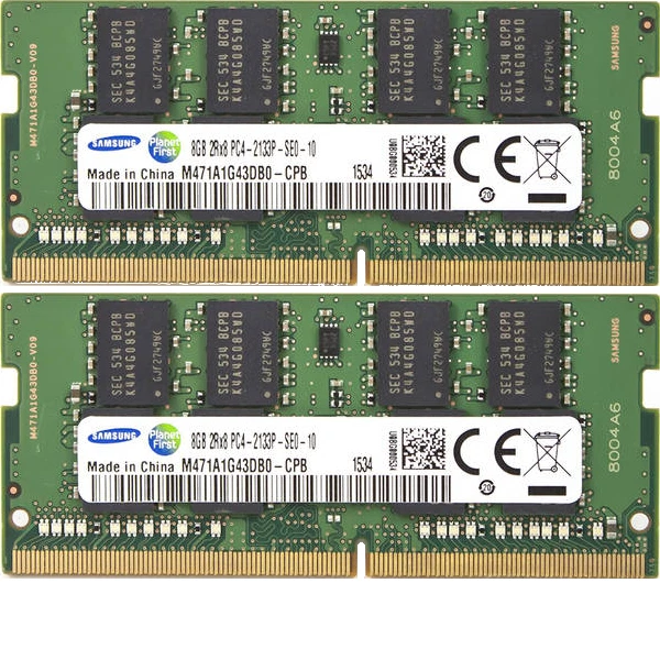 2x 8GB Kit 16GB MEMORY RAM DDR4 2133Mhz Samsung SODIMM PC4-17000 Skylake Laptops - Image 1 of 1