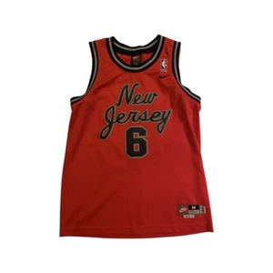 Nike New Jersey Nets Jersey Kenyon Martin Youth Medium Red - Picture 1 of 2