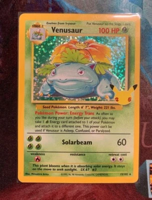 Pokémon - 25th Anniversary Celebrations - Venusaur / Bisaflor - EN NM CEL BS 15 - Bild 1 von 2