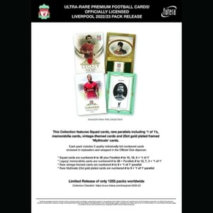 2022-23 Futera Liverpool Football Club Collection Pack BOX SEALED 22FUSCCP-LIV - Picture 1 of 1