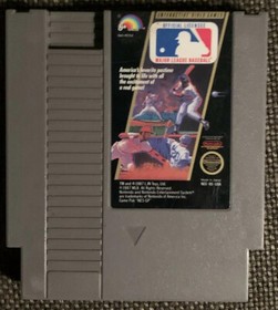 Major League Baseball (NES 1988) - Cartridge Only - Original and Authentic