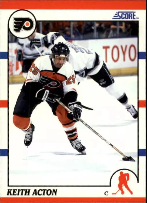 Keith Acton 1990 Score #301 Philadelphia Flyers - Image 1 of 1