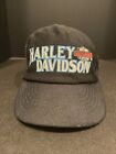 Vintage Harley Davidson - Snapback Trucker Hat - Logo Emblem - Made In The USA!!