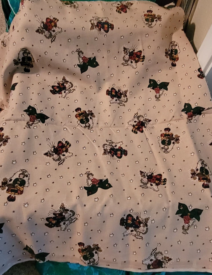 "THE WHOLE COUNTRY CABOODLE" BY LEANNE ANDERSON SPECTRIX  Angels on Beige 1 Yd - Image 1 of 4