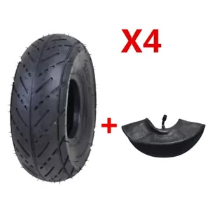 4pc 4" inch 3.00-4 Tire Tube Combo 260x85 3.00x4 for Go kart ATV Quad Scooter - Picture 1 of 7