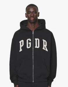 PEGADOR Layton Chaqueta Sudadera Grande Cremallera Negra Talla X - Imagen 1 de 3