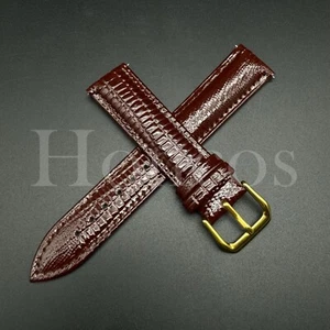 18 MM Genuine Leather Lizard Watch Band Strap Quick Release Fits for Michele BN - Picture 1 of 4