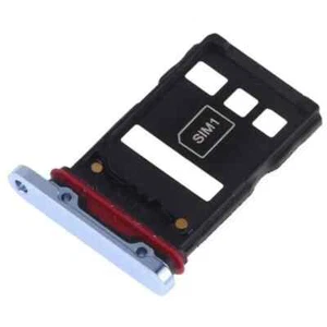 HUAWEI P30 PRO SIM TRAY ADAPTER SUPPORT MICRO SD SIDE CARD SILVER - Picture 1 of 1