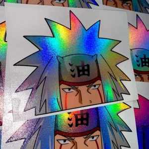 CALCOMANÍA DE COCHE JIRAIYA HOLO ANIME PEEKER NARUTO SHIPPUDEN - Imagen 1 de 1