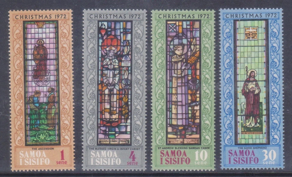 (K46-79) 1972 Samoa set of 4stamps Christmas (CD)  - Изображение 1 из 1
