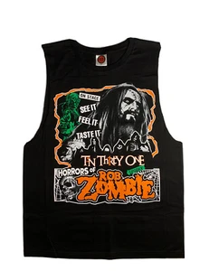 Horrors Of Rob Zombie Ten Thirty One Graphic Sleeveless Black T-Shirt Medium - Bild 1 von 3