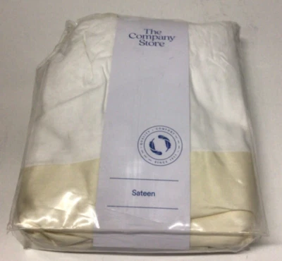 Falda de cama clásica de satén King The Company Store - marfil Foto 1 de 3