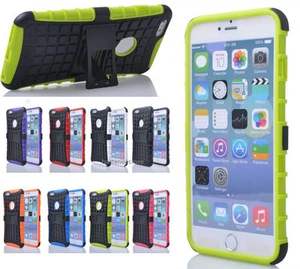 Für iPhone 6/6G 4,7" Gummi Hybrid Armor Impact Defender Skin Hülle Skin - Bild 1 von 20