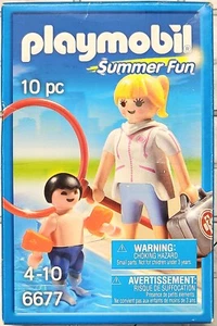 Playmobil 6677 Summer Fun Pool Supervisor Rettungsschwimmer & Kinderschwimmer - Bild 1 von 2