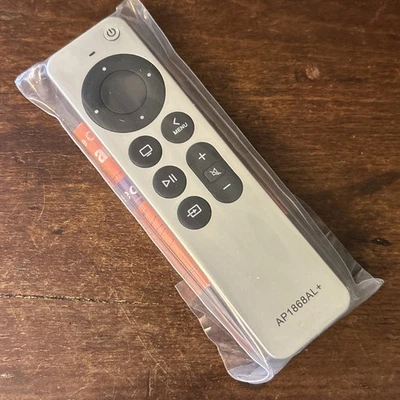 Replacement For Apple TV Siri Remote Control Model AP1868AL+ Silver New - Image 1 of 3