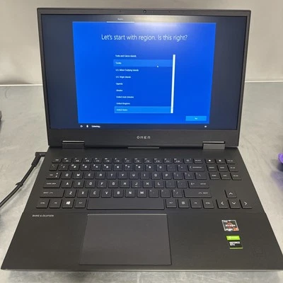 Portátil para juegos HP Omen 15,6" (512 GB, AMD Ryzen 7, 2,9 GHz, 8 GB) - negro - 2V926UA Foto 1 de 4