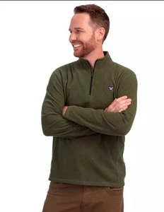 VORTEX Herren Large Yosemite Falls Microgrid Fleecepullover grün - Bild 1 von 8