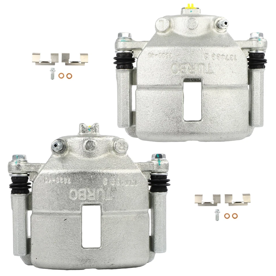 Front (2) For 2003-2009 Chrysler Pt Cruiser 2003-2005 Dodge Neon Brake Calipers - Изображение 1 из 4