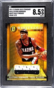 2014-15 Panini Gold Standard White Gold Threads PRIME #44 Clifford Robinson /25 - Picture 1 of 2