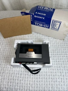 Vintage Sony TCM-131 Cassette Recorder Magnetophone A Cassette 1980 - Bild 1 von 9