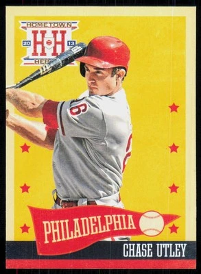 2013 Panini Hometown Heroes Chase Utley Philadelphia Phillies #114 - Imagem 1 de 2
