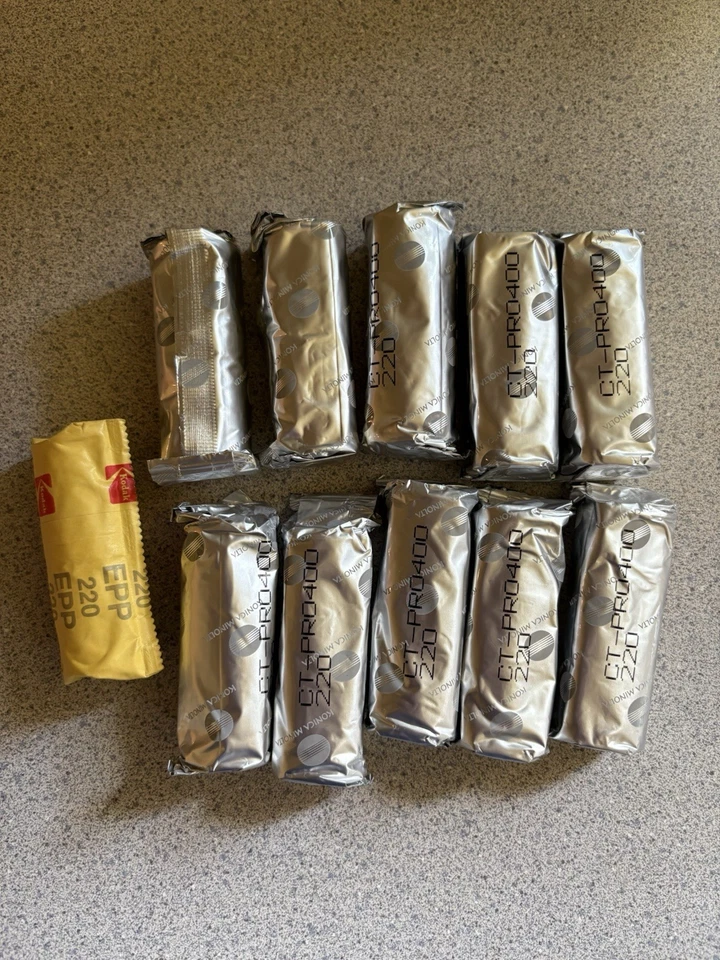 11 Rolls Expired 220 Film C-41, E-6 - Image 1 of 2