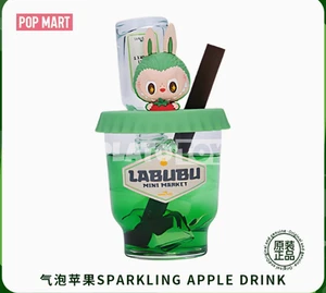Sparkling Apple Drink - NEW Rare POPMART Labubu The Monsters Wacky Mart Fragranc - Picture 1 of 2