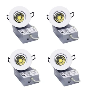 YUURTA 3-Inch 8W Recessed Ceiling 360° Rotation LED Eyeball Gimbal Downligh - Picture 1 of 9