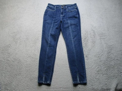 Judy Blue Jeans Womens 9/29 Medium Wash Skinny Fit Stretch Denim Ankle Slit - Image 1 of 4