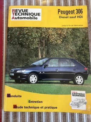 revue technique Peugeot 306 1.9 d td 1.8 d SL SR St XND XRD XTdt xad xrad Diesel - Photo 1/4
