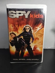 Spy Kids VHS 2001 Video Tape VTG Kids Family Movie Black Clamshell Nearly New! - Picture 1 of 4