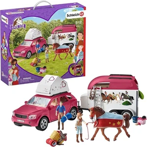 SCHLEICH, Grand voyage équestre en voiture plus remorque, échelle , SHL42535 - Picture 1 of 4