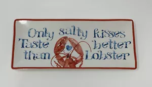 Certified International My Beach Insipiration LOBSTER Tray Rectangular  - Picture 1 of 4