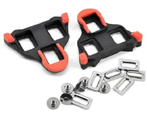 SHIMANO SM-SH10 SPD SL ROAD CLEAT SET, FIXED MODE, BLACK/RED, Y42U98020 - Picture 1 of 1