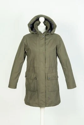 -Ladies Barbour Farron Olive Hooded Jacket Parka Size UK 10 US 6 - Image 1 of 4
