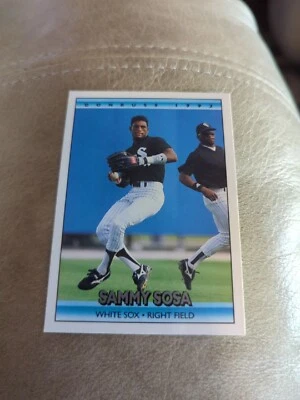 Tarjeta de béisbol 1992 Donruss 740 Sammy Sosa Chicago White Sox Foto 1 de 2
