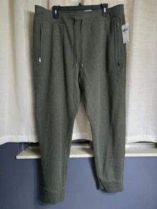 POLO RALPH LAUREN Men's Classic Fit Green ZIPPER Pocket Double Knit Jogger Pants - Picture 1 of 3