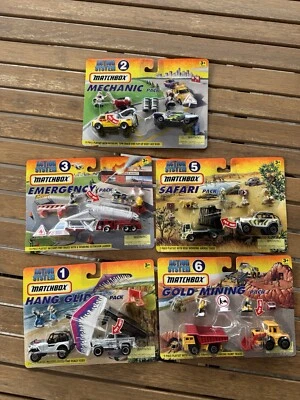 Matchbox 1996 Sistema de Acción Planeador Mecánico Safari Emergencia Dorado - Lote De Colección Foto 1 de 4